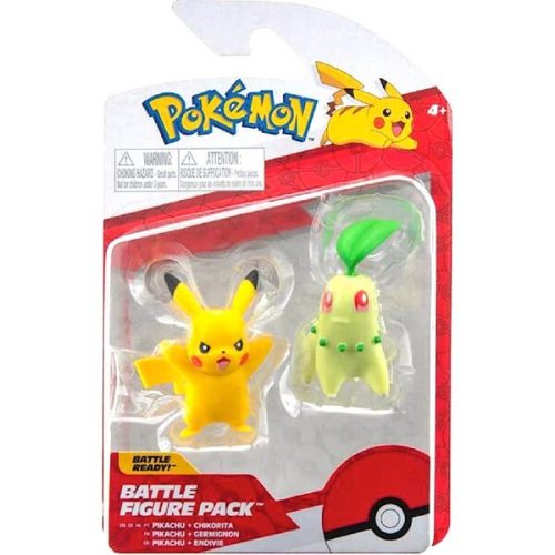 Set figurek (2ks) - Pokémon: Chikorita & Pikachu Jazwares