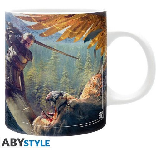 Hrnek Zaklínač - Geralt a Gryf 320 ml Abysse Corp
