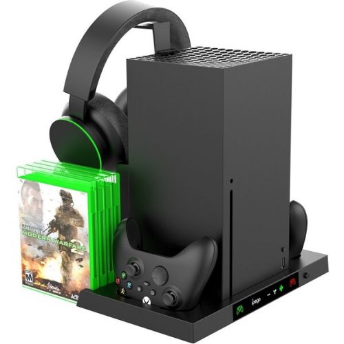 iPega XBX023 multifunkční nabíjecí stojan s chlazením pro Xbox Series X iPega
