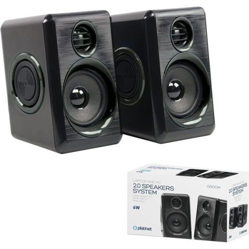 Platinet PSGB 6W GROOM reproduktory černé Platinet