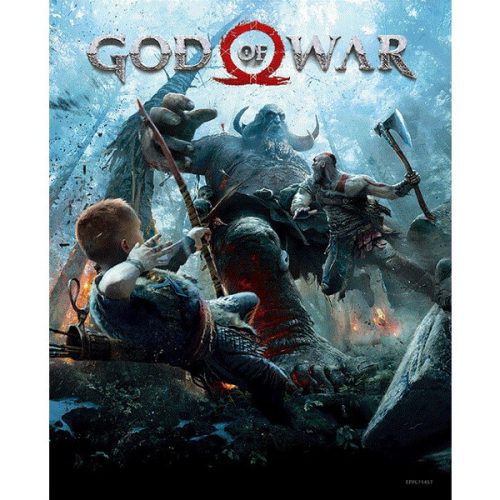 3D obraz Playstation - God of War Pyramid International