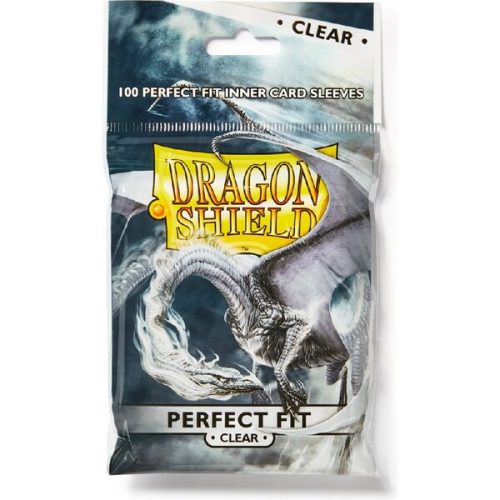 Dragon Shield Standard Perfect Fit Sleeves -průhledné (100 sleevů) Dragon Shield