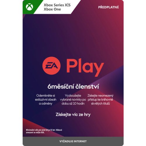 EA Play předplatné 6 měsíců (Xbox One/Xbox Series) Microsoft