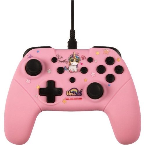 Konix herní ovladač Unik Be Funky růžový (Switch) Konix