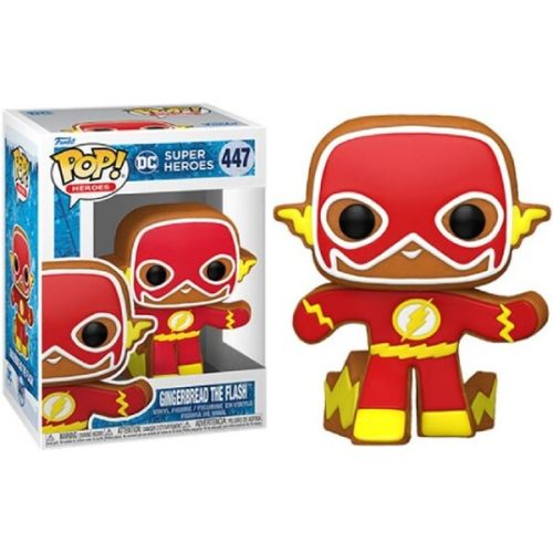 Funko POP! #447 Heroes: DC Holiday- Flash(Gingerbread) Funko
