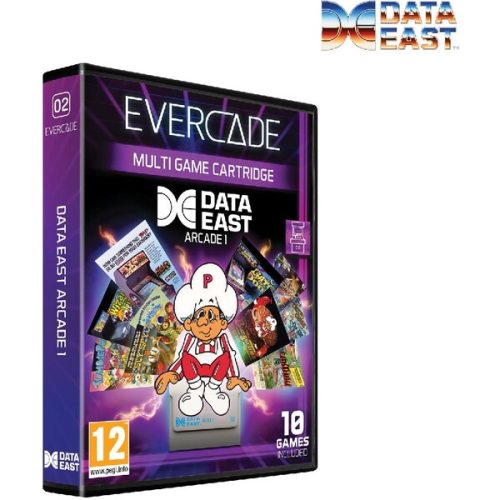 Arcade Cartridge 02. Data East Arcade 1 (Evercade) Blaze Entertainment