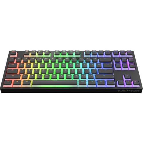 Dark Project One KD87A Classic Pudding Gateron Yellow herní Klávesnice EU černá Dark Project