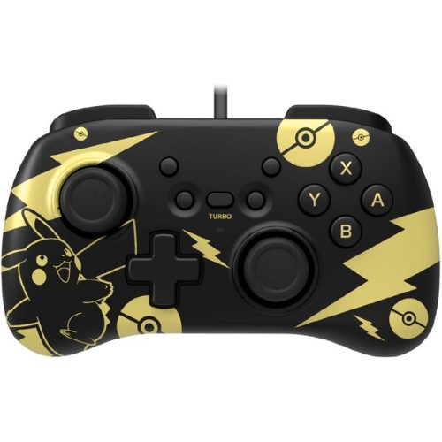Horipad Mini drátový ovladač Pikachu Black Gold Edition (Switch) HORI