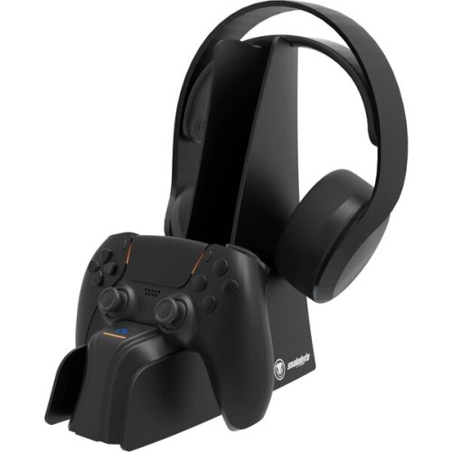 SNAKEBYTE PS5 Dual Charge 5 & Headset Stand black SNAKEBYTE