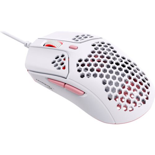 HyperX Pulsefire Haste herní myš bílá/růžová HyperX