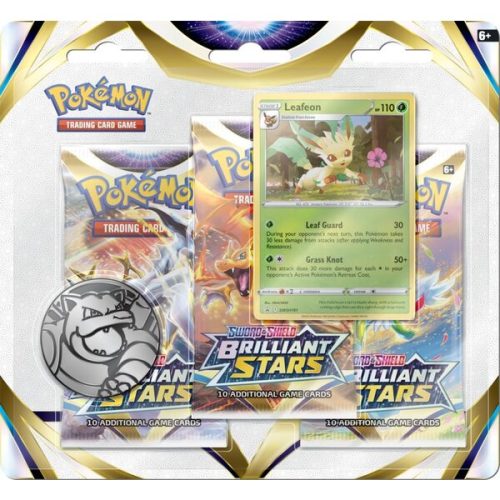 Pokémon TCG: SWSH09 Brilliant Stars - 3 Blister Booster Pokémon Company