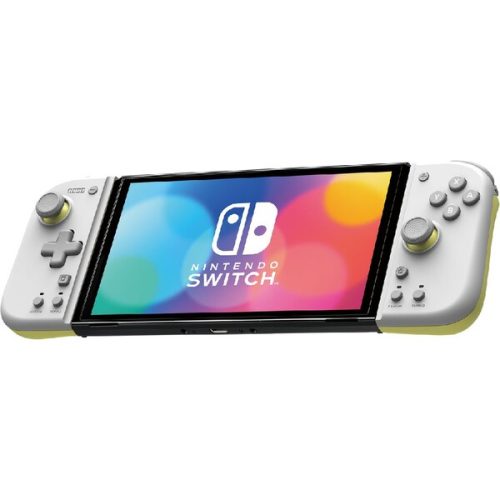 Hori Split Pad Compact Light Grey - Yellow (Switch) HORI