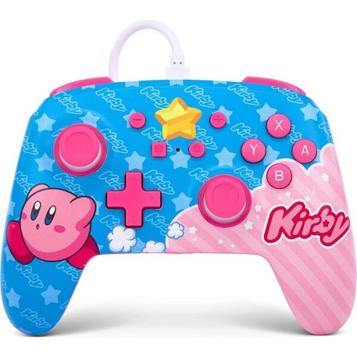 PowerA Enhanced drátový herní ovladač - Kirby (Switch) PowerA
