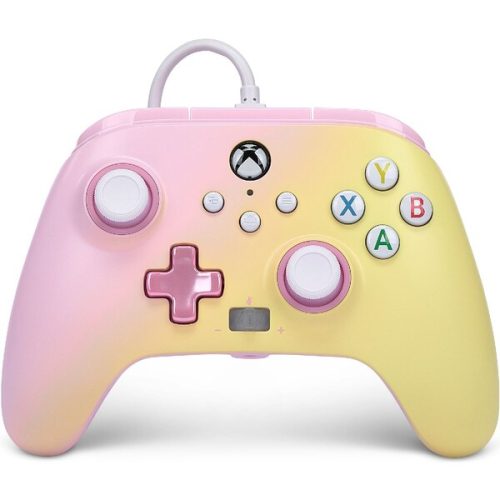 PowerA Enhanced drátový herní ovladač (Xbox) růžový/žlutý PowerA