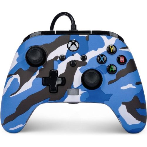 PowerA Enhanced drátový herní ovladač (Xbox) Blue Camo (non-metallic) PowerA