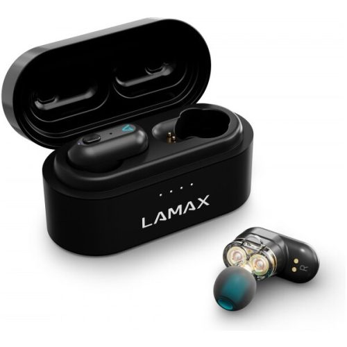 LAMAX Duals1 bezdrátová sluchátka černá LAMAX