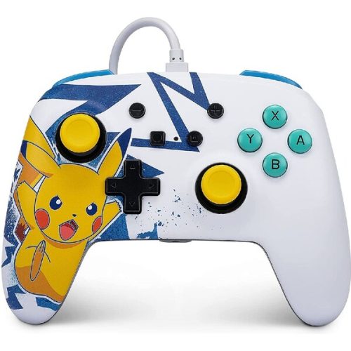 PowerA Enhanced drátový herní ovladač - Pikachu High Voltage (Switch) PowerA