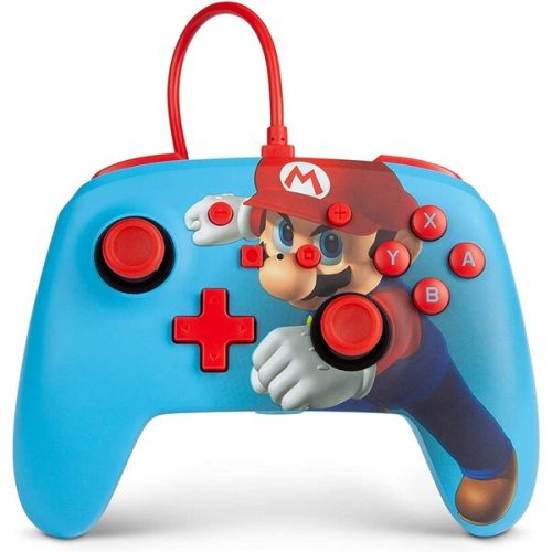 PowerA Enhanced drátový herní ovladač - Mario Punch (Switch) PowerA