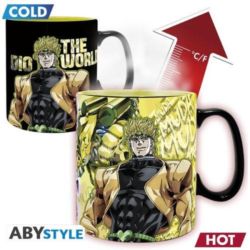 Hrnek JoJo's Bizzare Adventure - Jotaro Dio 460 ml (měnící se motiv) Abysse Corp