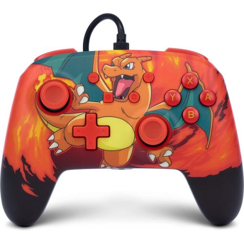 PowerA Enhanced drátový herní ovladač - Pokémon: Charizard Vortex (Switch) PowerA