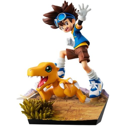 Figurka Digimon Adventure G.E.M. Series 20th Anniversary - Taichi Yagami & Agumon 12 cm MegaHouse