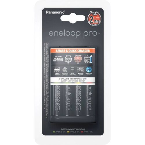 Panasonic eneloop Pro nabíječka + 4x AA baterie Panasonic