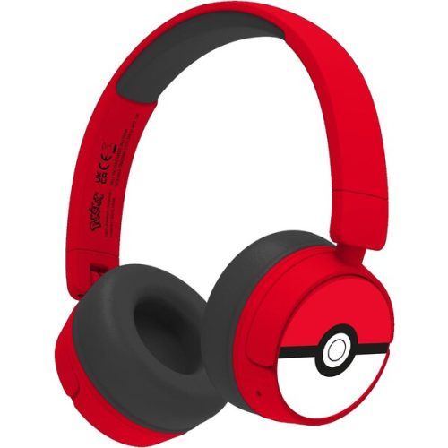 OTL bezdrátová sluchátka dětská s motivem PokéBall červená OTL Technologies