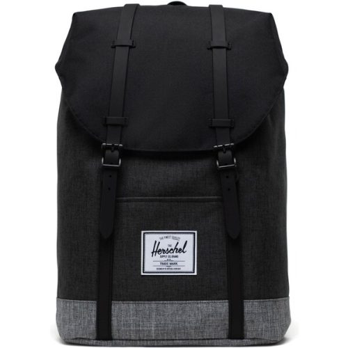 Herschel Retreat batoh Black Crosshatch/Black/Raven Crosshatch Herschel