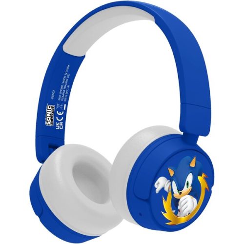 OTL bezdrátová sluchátka dětská s motivem Sonic the Hedgehog modrá OTL Technologies