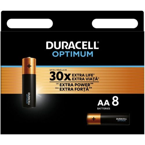 Duracell Optimum alkalická baterie AA 1500 8 ks Duracell