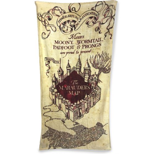 Osuška Harry Potter Marauder's Map 75 x 150 cm Groovy UK