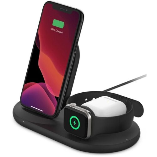 Belkin BOOST CHARGE 3v1 bezdrátová nabíjecí stanice černá BELKIN