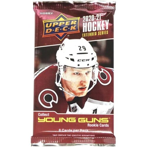 Hokejové karty Upper Deck - 20-21 Deck Extended Series Hockey Hobby Balíček Upper Deck