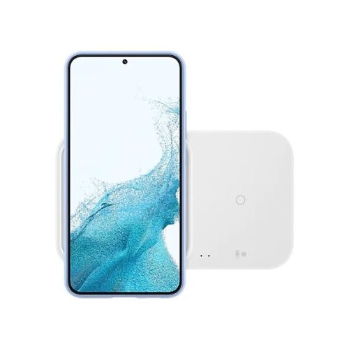 Samsung DUO bezdrátová nabíjecí podložka s adaptérem 15W (EP-P5400TWE) bílá Samsung