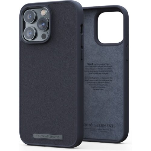 NJORD Genuine Leather Case iPhone 14 Pro Max Black NJORD