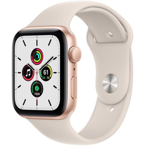 Apple Watch SE GPS 40mm zlaté s hvězdně bílým sportovním řemínkem Apple
