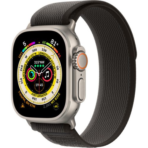 Apple Watch 49/45/44mm černý/šedý trailový tah - M/L Apple