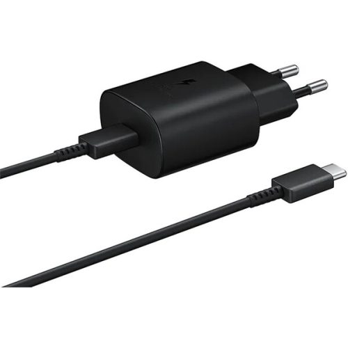 Samsung PD 25W nabíječka s rychlonabíjením a kabelem USB-C černá Samsung