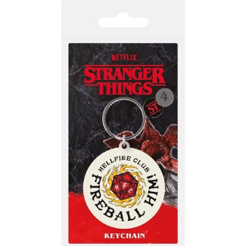 Klíčenka gumová Stranger Things Fireball Him Paladone