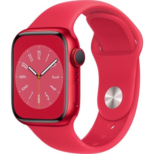 Apple Watch Series 8 41mm PRODUCT(RED) červený hliník s červeným sportovním řemínkem Apple