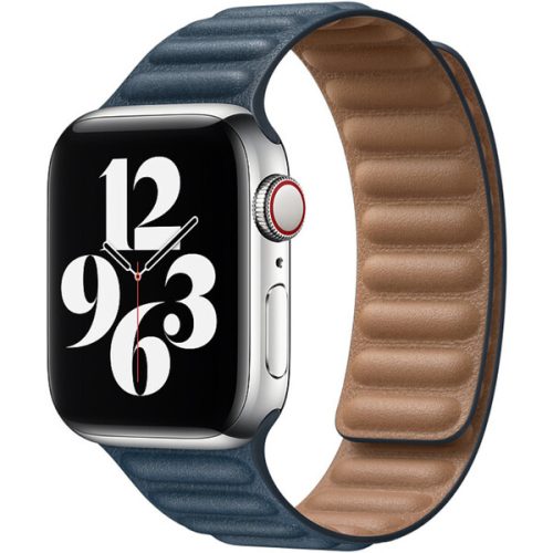 Apple Watch kožený tah 40/38mm S/M baltsky modrý Apple