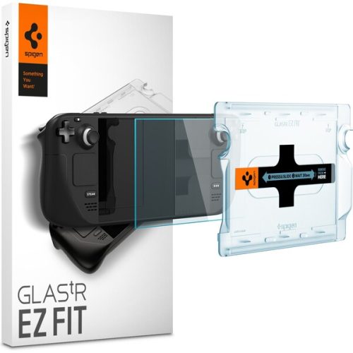 Spigen Glass tR EZ Fit tvrzené sklo pro Steam Deck Spigen