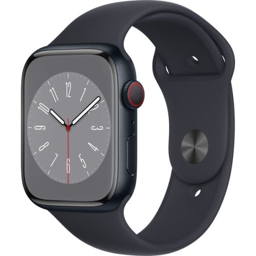Apple Watch Series 8 Cellular 45mm inkoustový hliník s inkoustovým sportovním řemínkem Apple