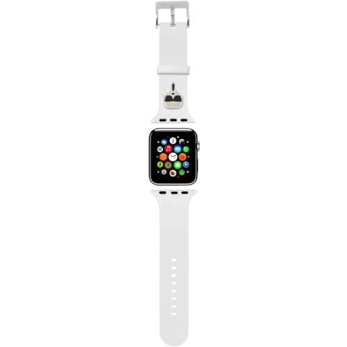 Karl Lagerfeld Karl Head řemínek pro Apple Watch 38/40/41mm bílý Karl Lagerfeld