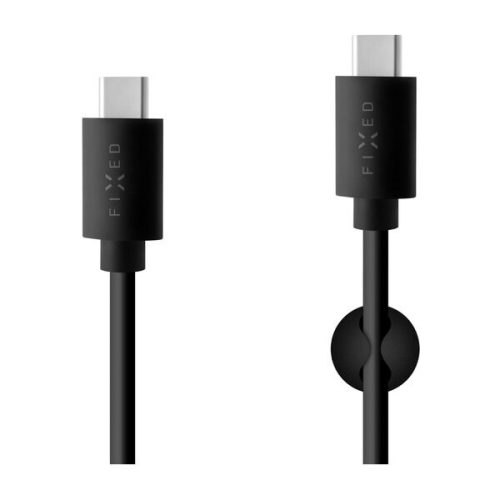 FIXED dlouhý nabíjecí kabel USB-C (PD) 15W černý FIXED