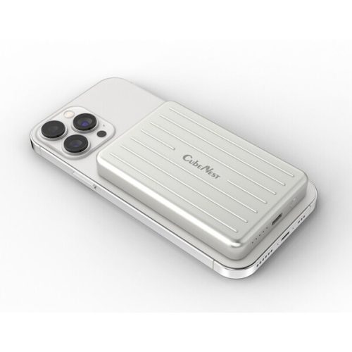 CubeNest S1B0 magnetická powerbanka 5000mAh Silver CubeNest