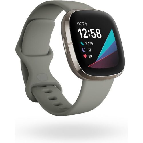 Fitbit Sense - Sage Grey/Silver Stainless Steel Fitbit