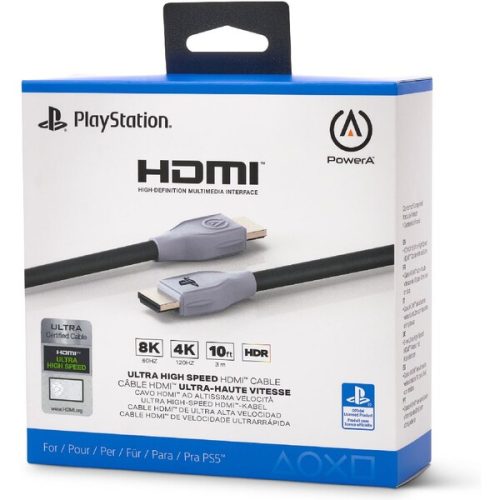 PowerA Ultra High Speed HDMI kabel ke konzoli PS5 PowerA