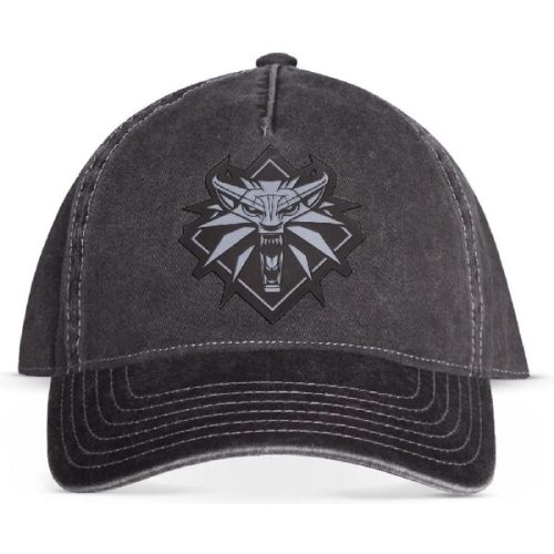 Kšiltovka The Witcher - Wolf Medallion Difuzed