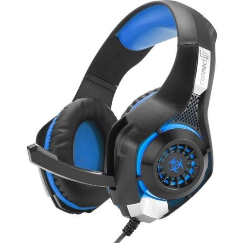 CONNECT IT BIOHAZARD herní sluchátka modrá Connect IT